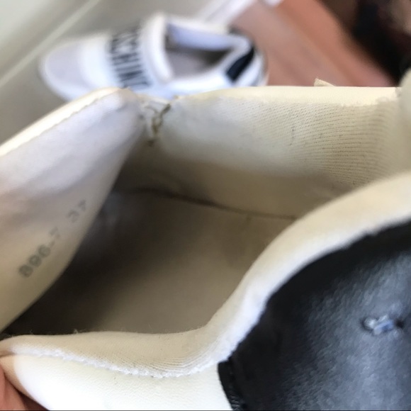 Love MOSCHINO Sneakers Leather Star Slip On Logo - Picture 9 of 16